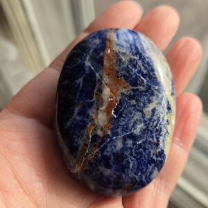 Sunset Sodalite Palm Stone